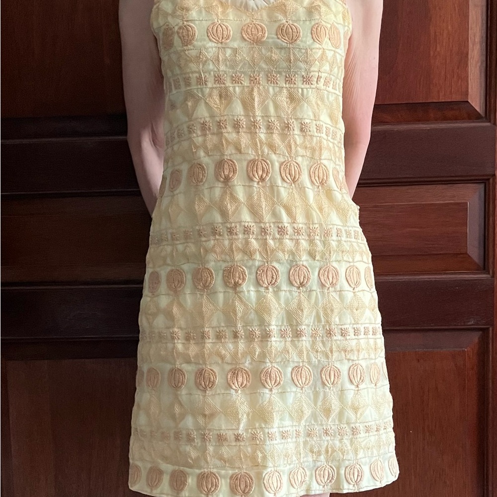 Vintage 90s Tocca Yellow Dress